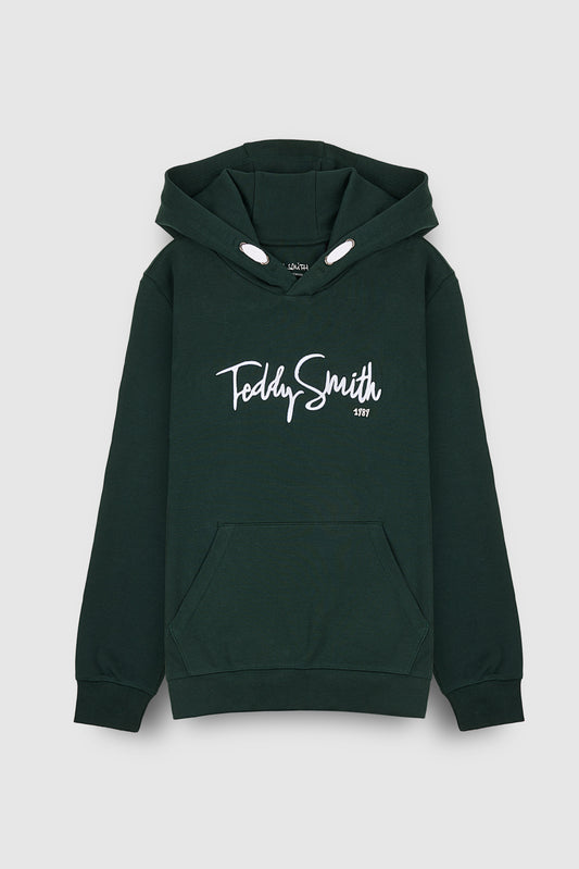 Achat Sweat à capuche SEVRY HOODY JR VERT SCARABE