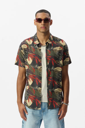 Chemise C-ALBERTO MC TURBULENCE KAKI