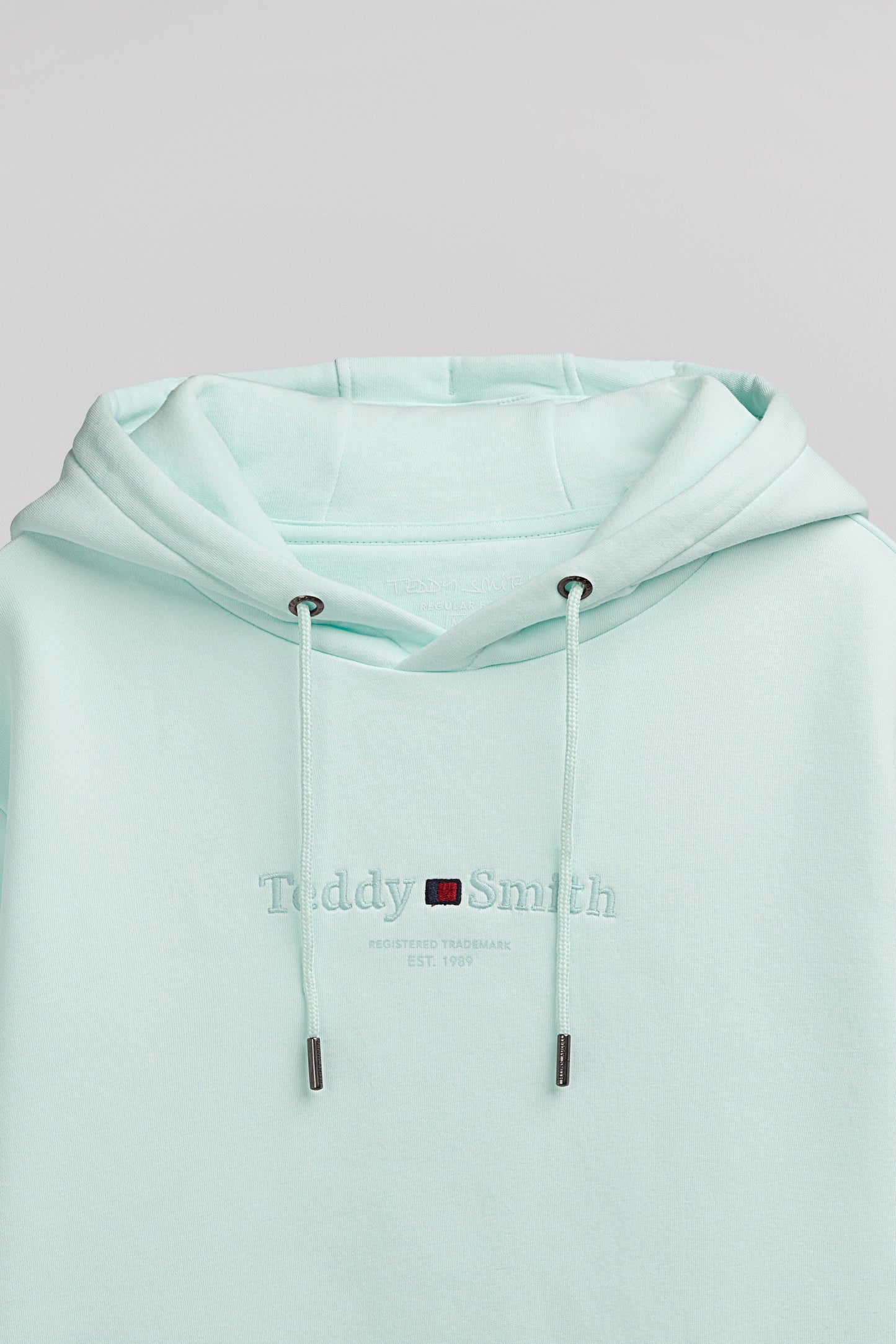 Sweat S-JIM HOODY BLEACH MENTHOL