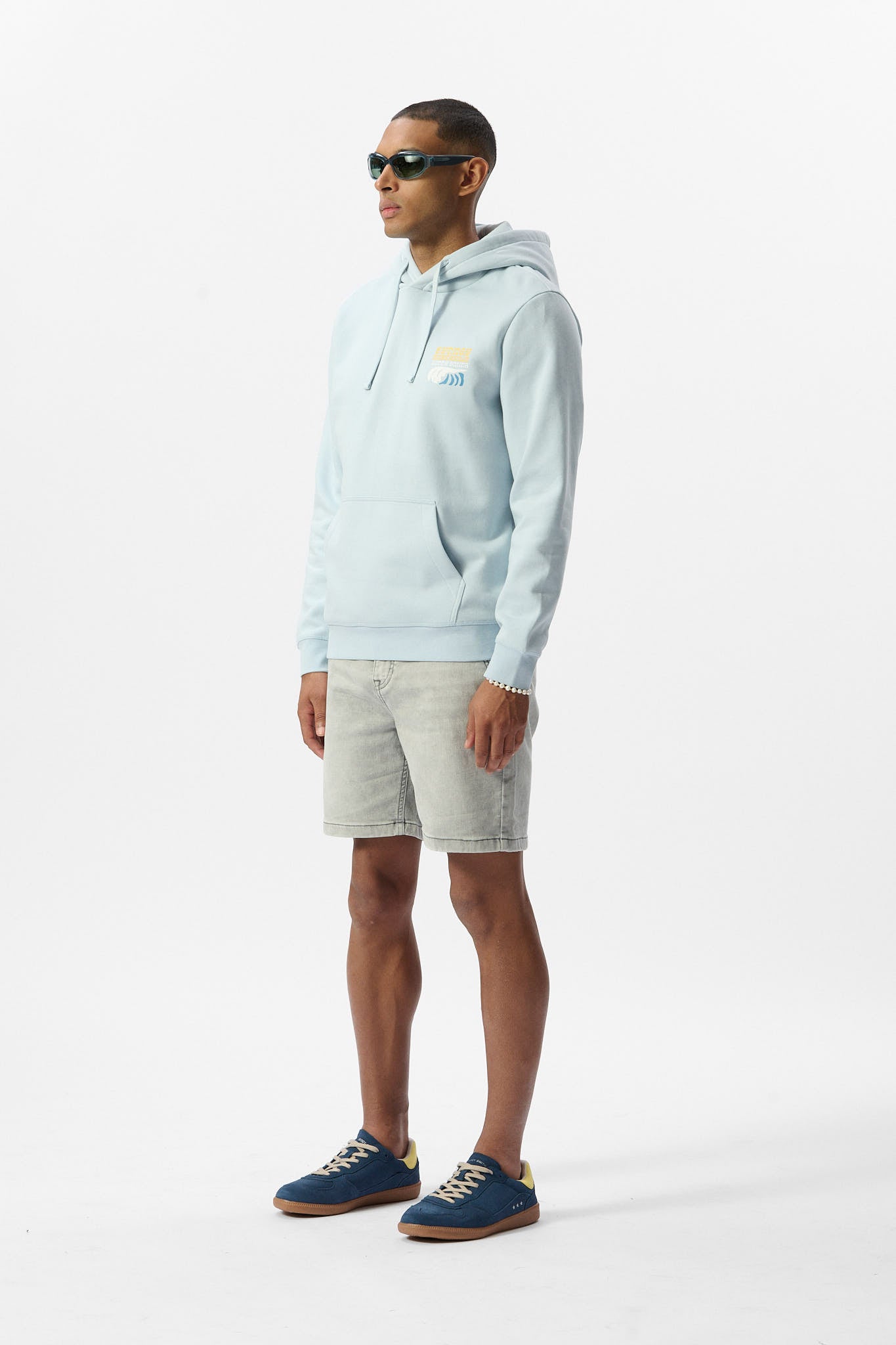 Sweat S-SYDNEY HOODY PASTEL BLUE