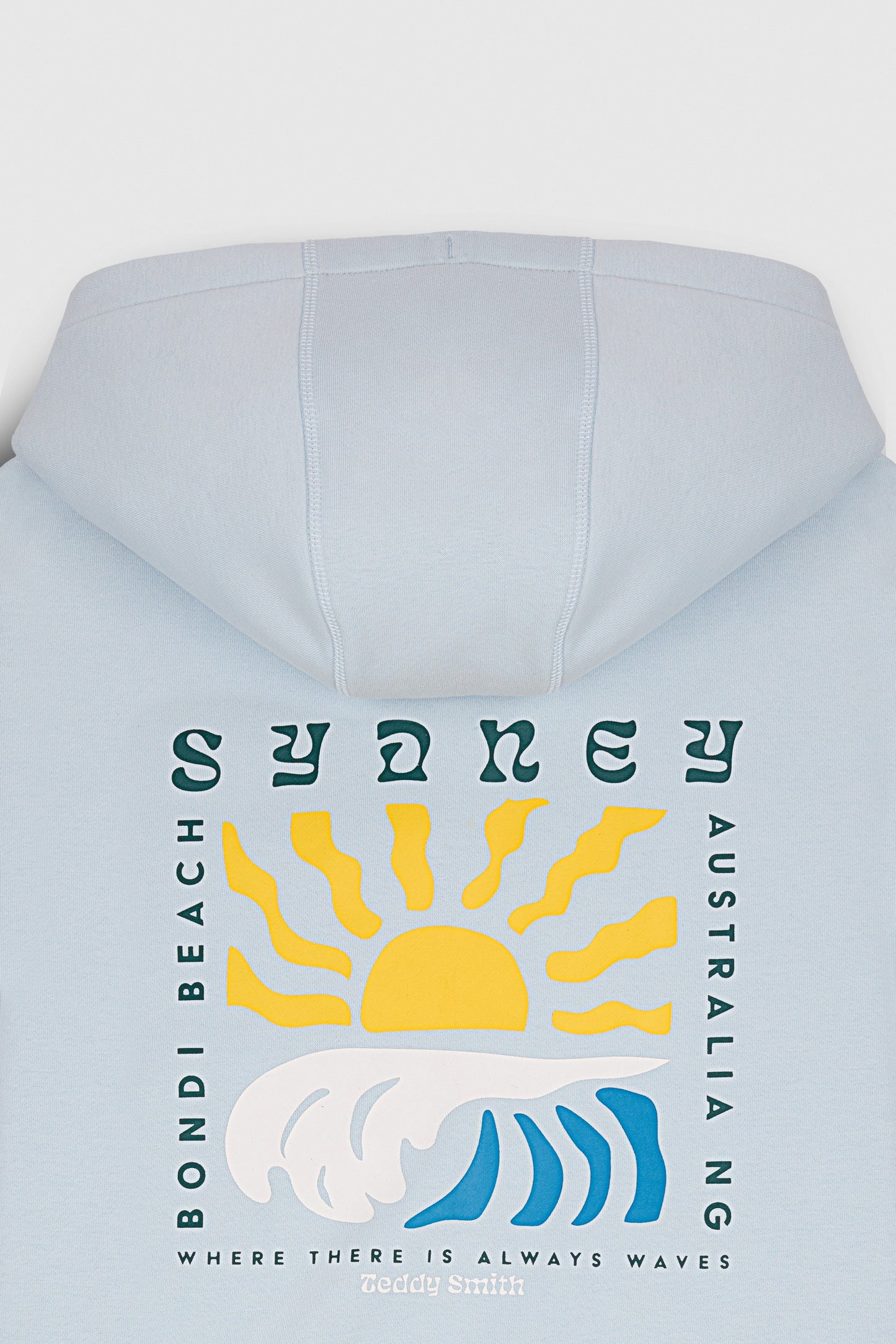 Sweat S-SYDNEY HOODY PASTEL BLUE