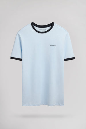 T-shirt THE-TEE 2 R MC PASTEL BLUE CHINE