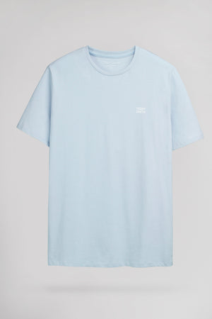 T-shirt THE TEE 1 MC PASTEL BLUE CHINE