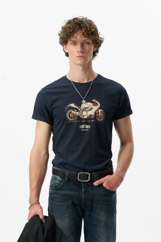 Achat T-shirt T-CARSER MC TOTAL NAVY