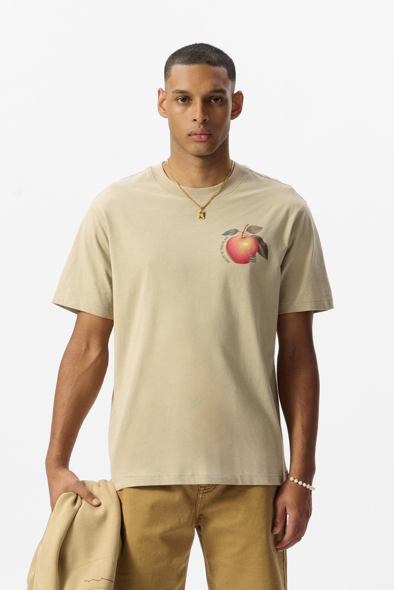 T-shirt T-FOODY MC BEIGE