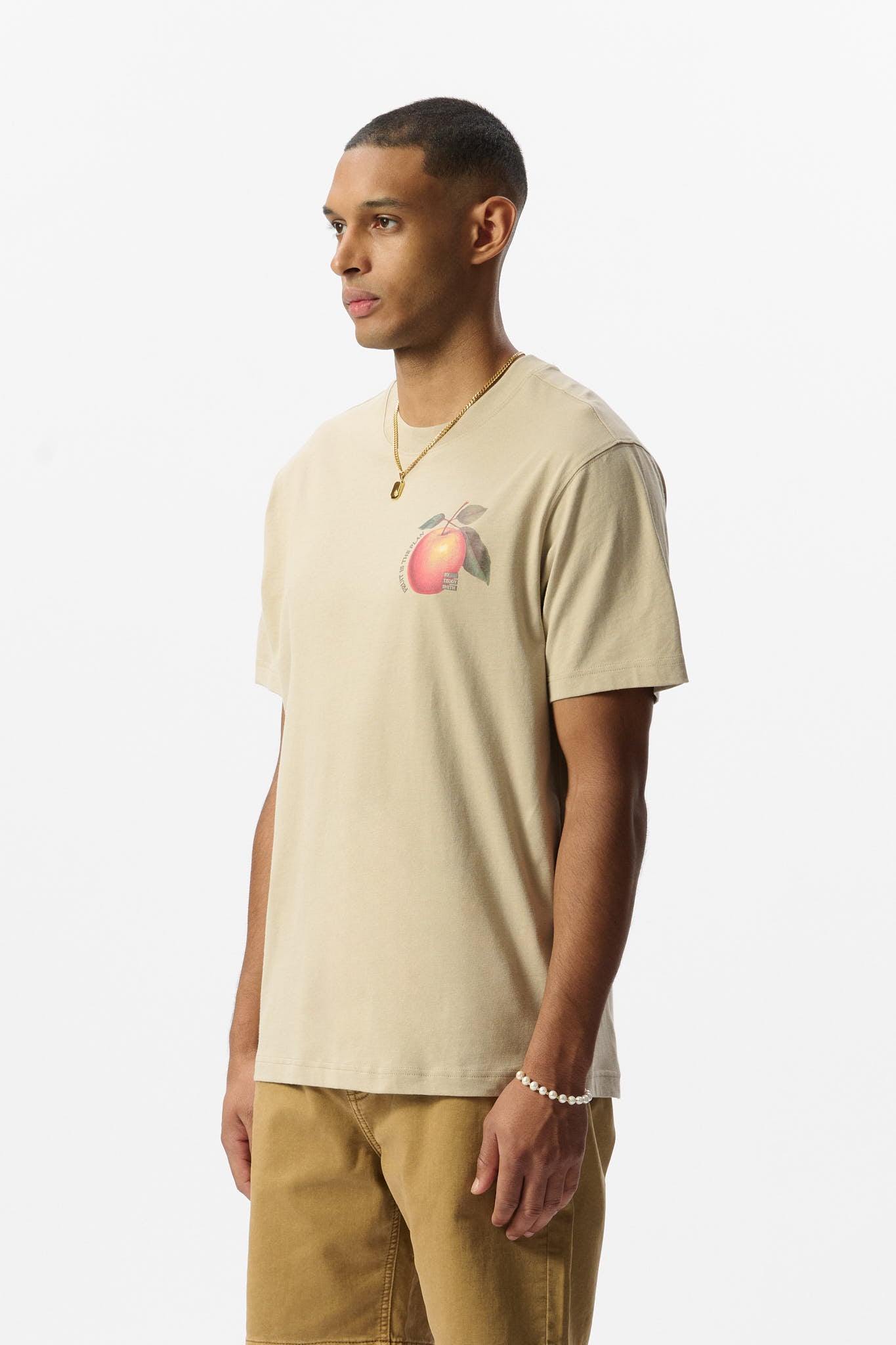 T-shirt T-FOODY MC BEIGE