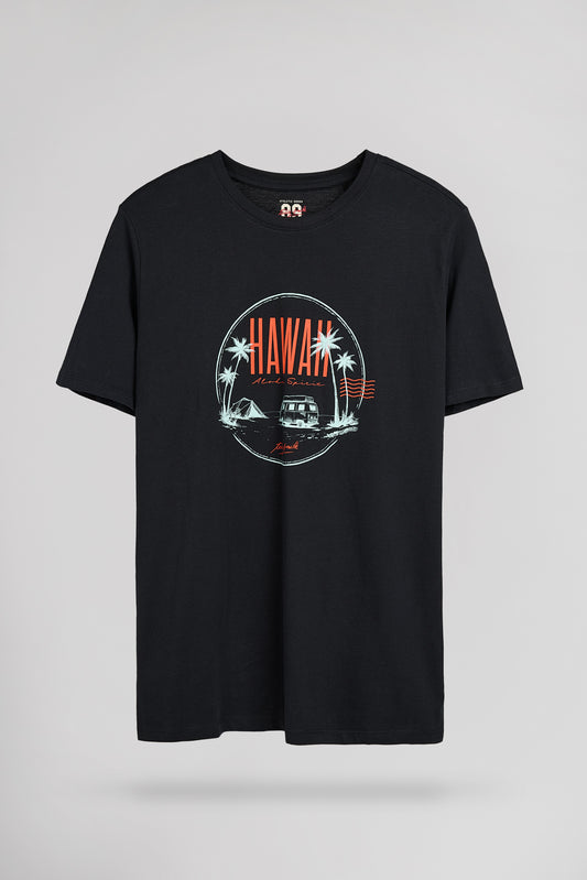 Achat T-shirt T-HAWAII MC DARK NAVY