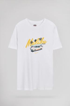 T-shirt T-MALIBU MC BLANC