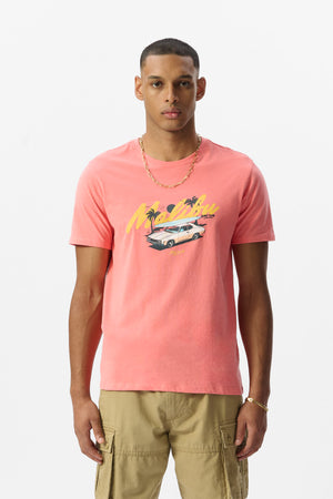 T-shirt T-MALIBU MC POP CORAL