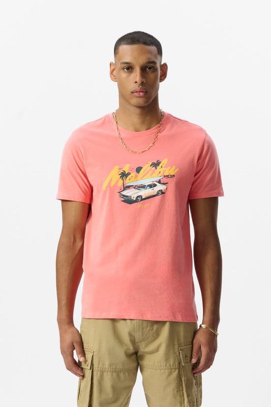 Achat T-shirt T-MALIBU MC POP CORAL