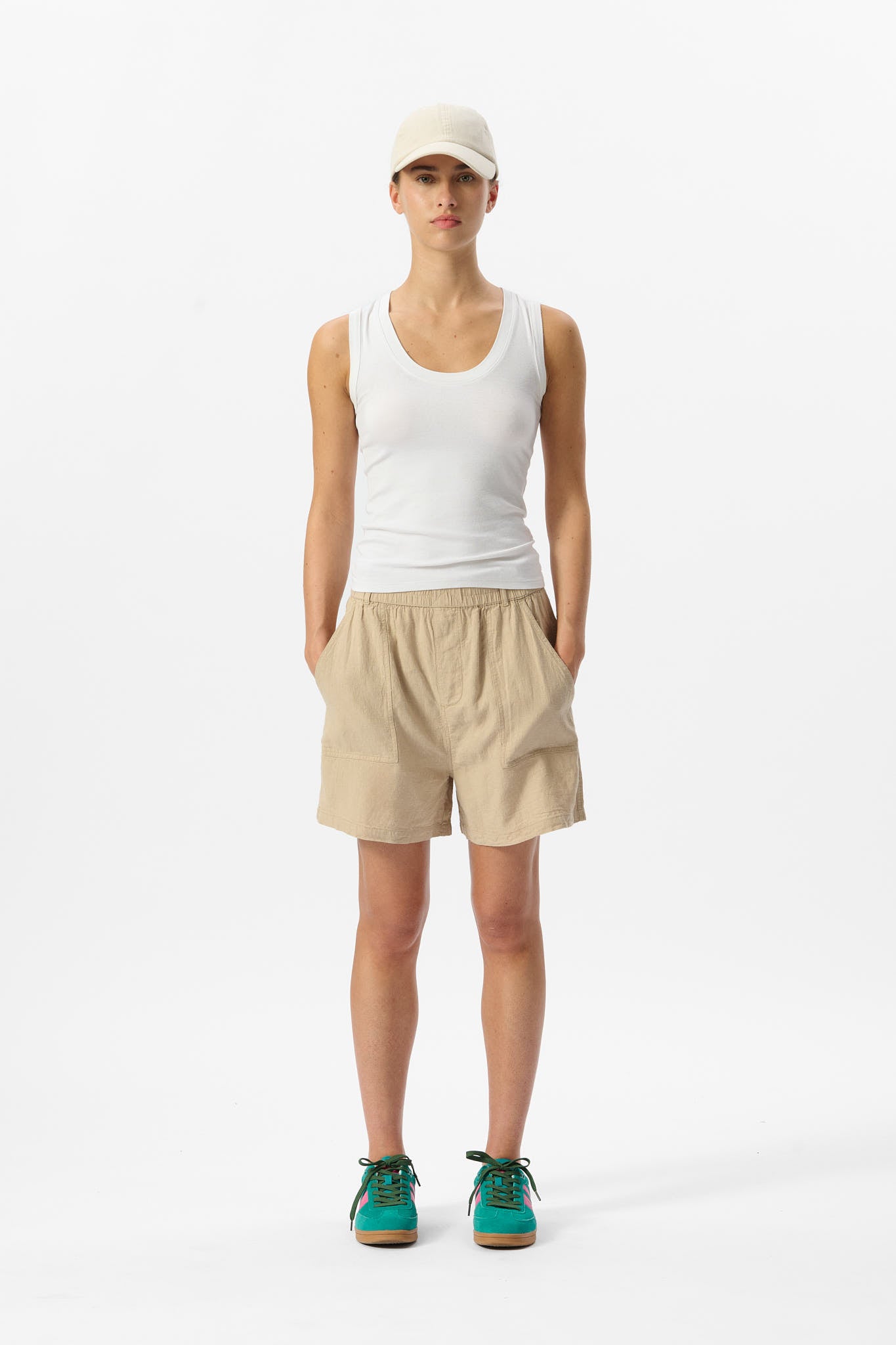 Short S-JANIS SH GRAIN DE SABLE