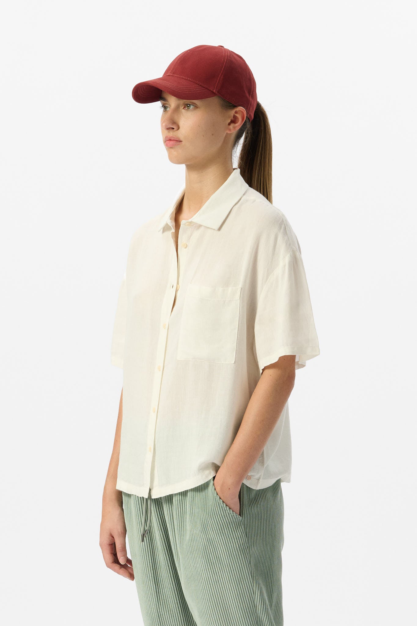 Chemise C-ELIA MIDDLE WHITE