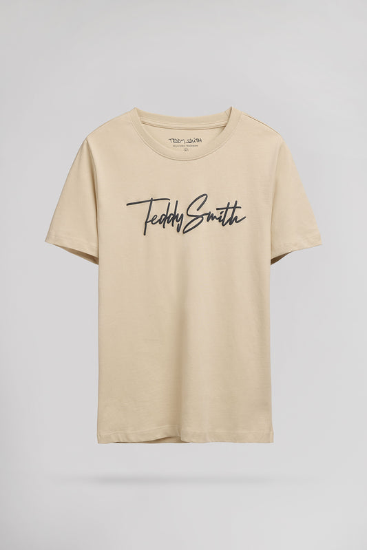 Achat T-shirt T-EVAN MC JR BEIGE CLAIR