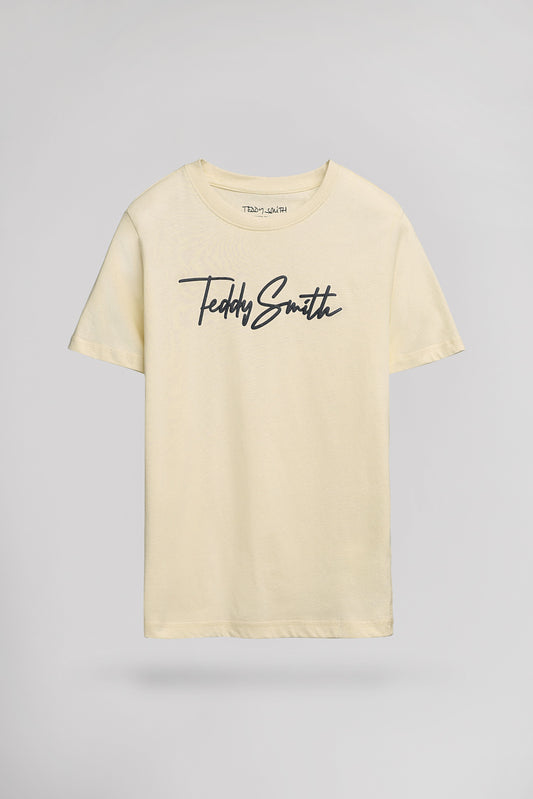 Achat T-shirt T-EVAN MC JR PASTEL YELLOW