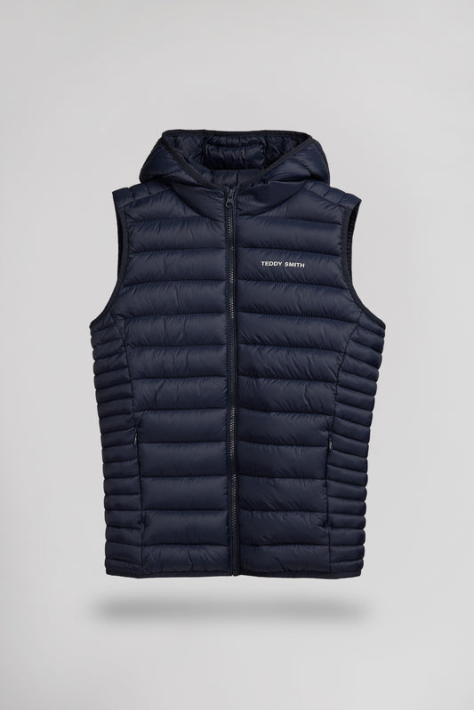 Achat Doudoune sans manches à capuche B-TERRY HOOD JR TOTAL NAVY