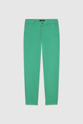 Pantalon coupe chino slim P-NINA CHINO TROPIC GREEN