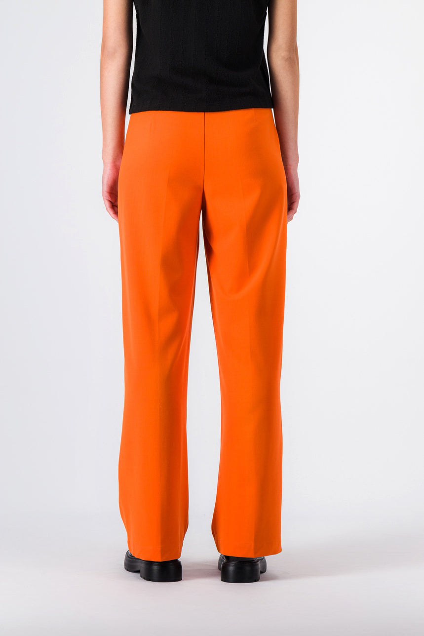 Pantalon coupe large P-COFFEE BISTRETCH TANGERINE