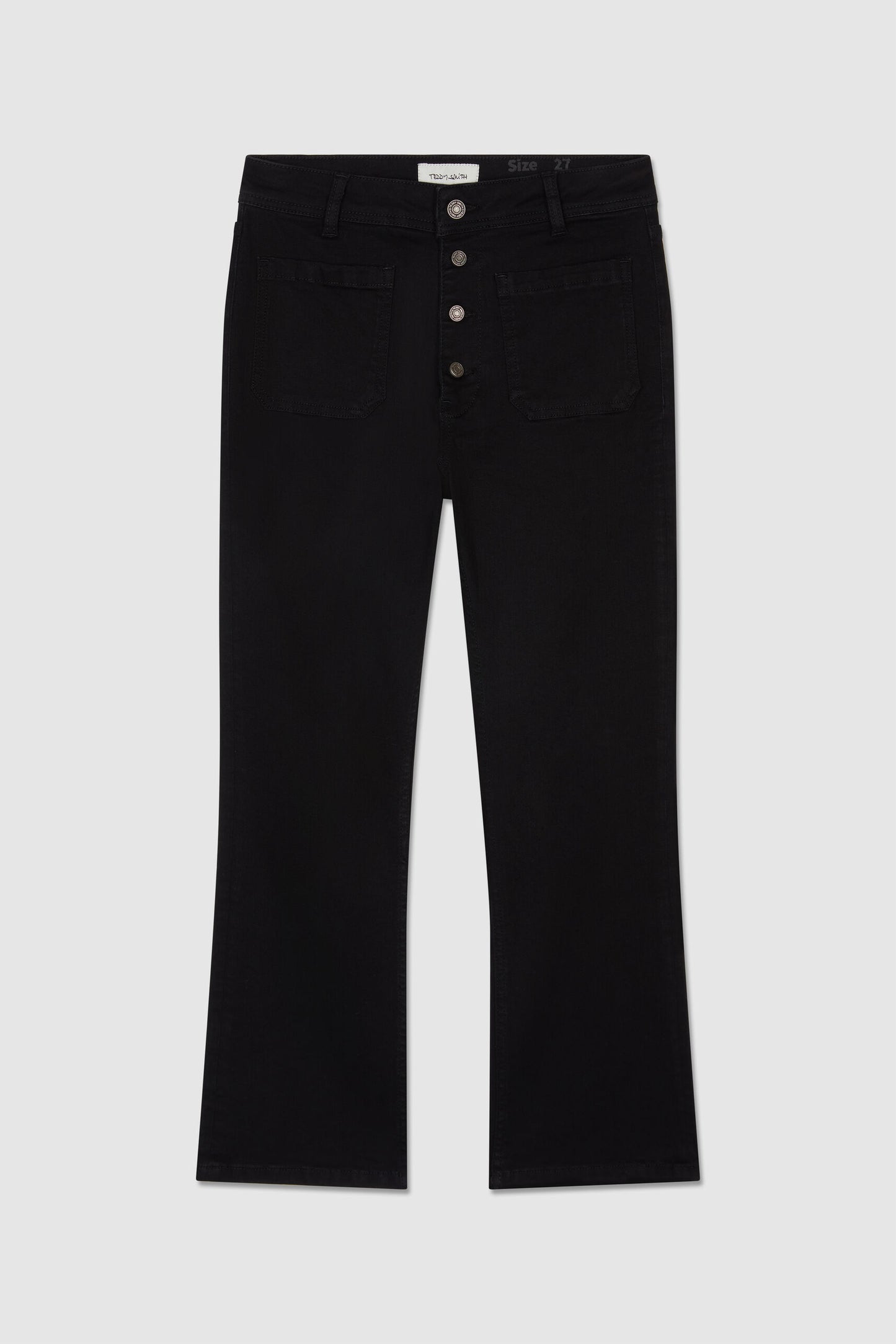 Jean coupe évasée cropped STELLA BOOT CUT CROPPED NOIR