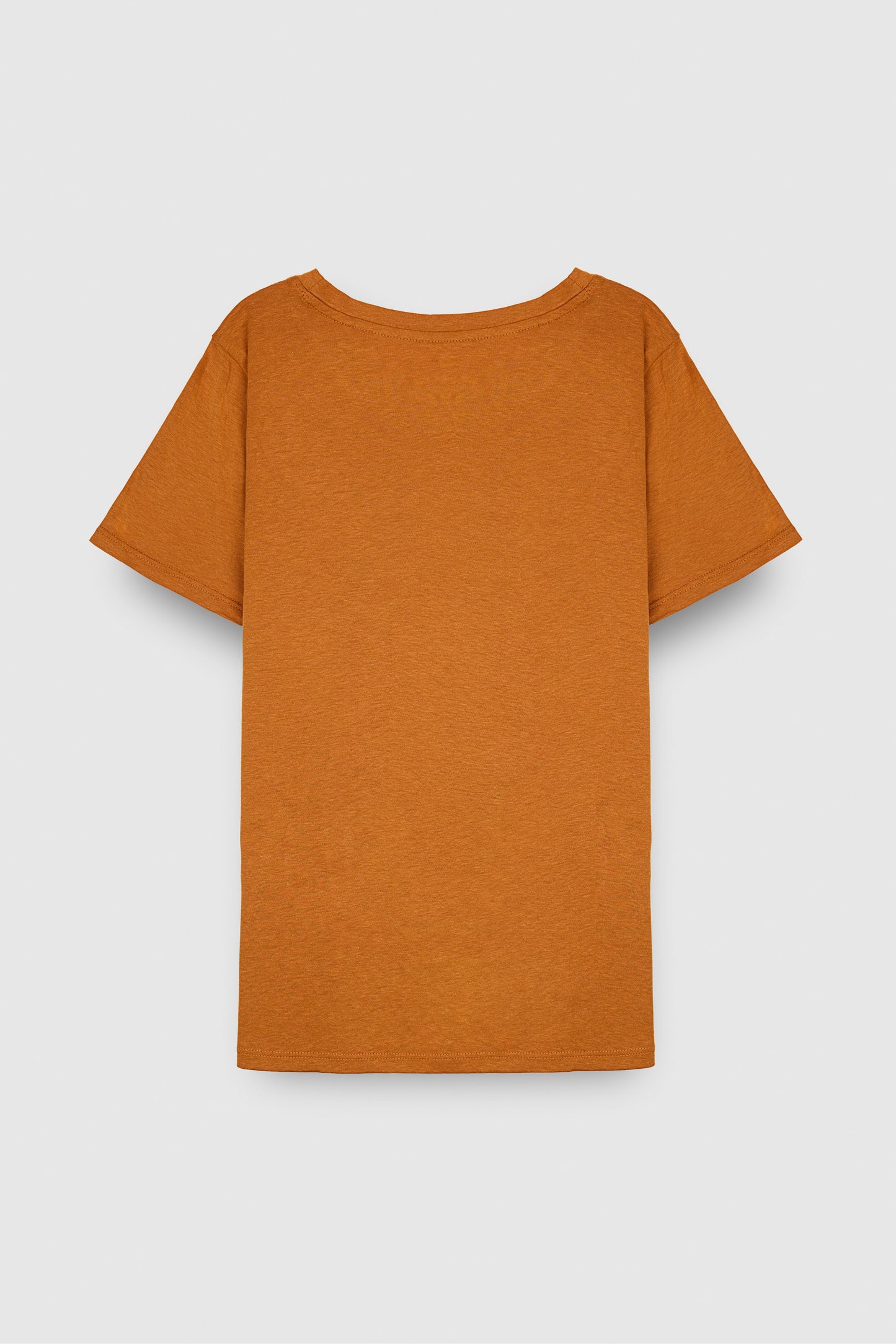 T-shirt col rond NEW TICIA MC CAMEL WOOD