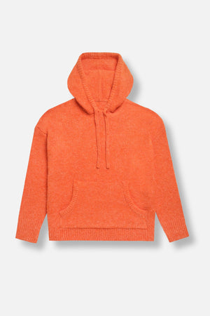 Pull à capuche CASSIE TANGERINE