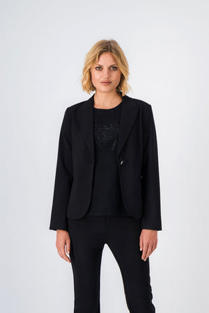 Veste ajustée MILADY BISTRETCH NOIR