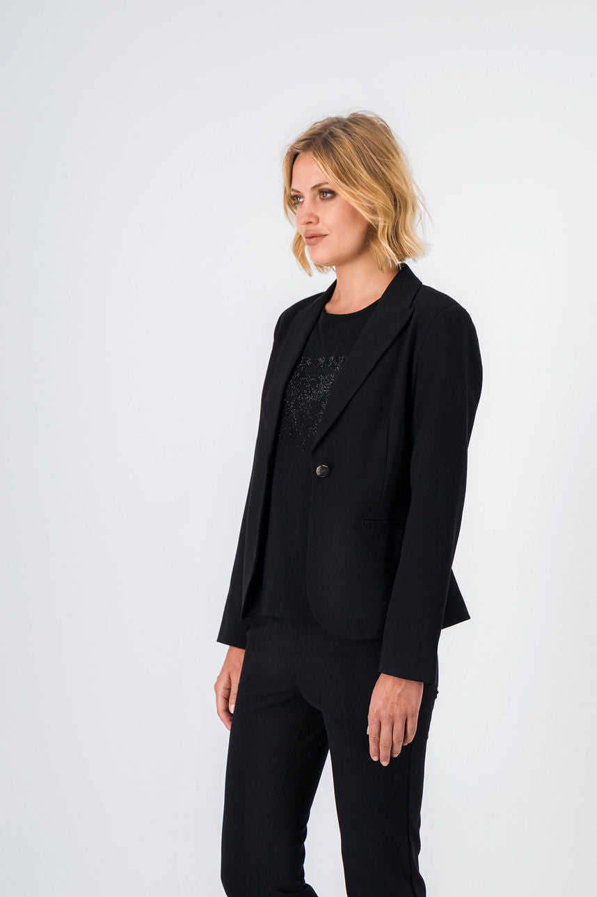 Veste ajustée MILADY BISTRETCH NOIR