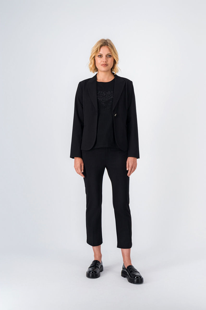 Veste ajustée MILADY BISTRETCH NOIR