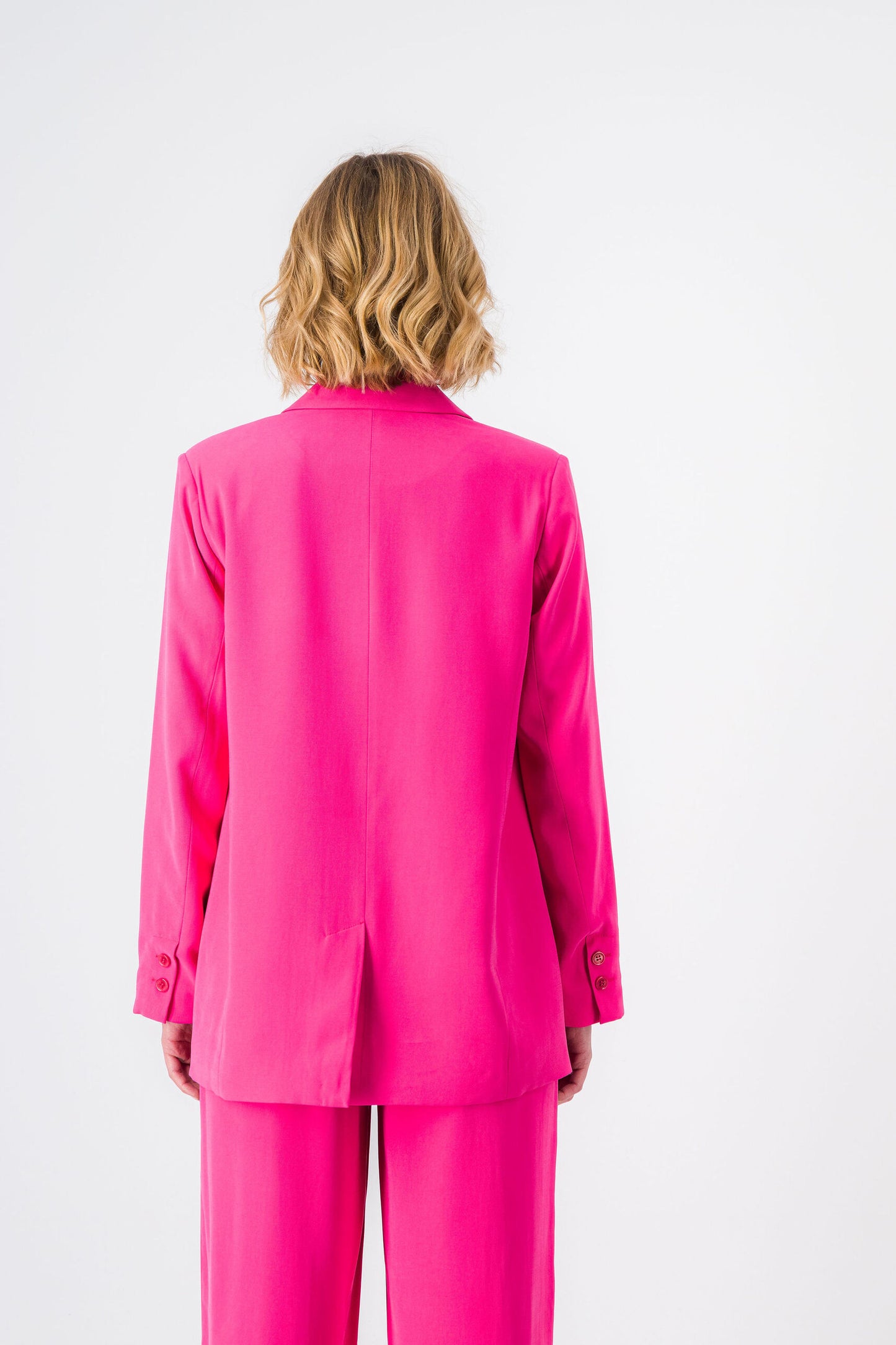 Veste tailleur droite ROSA FRESH PINK