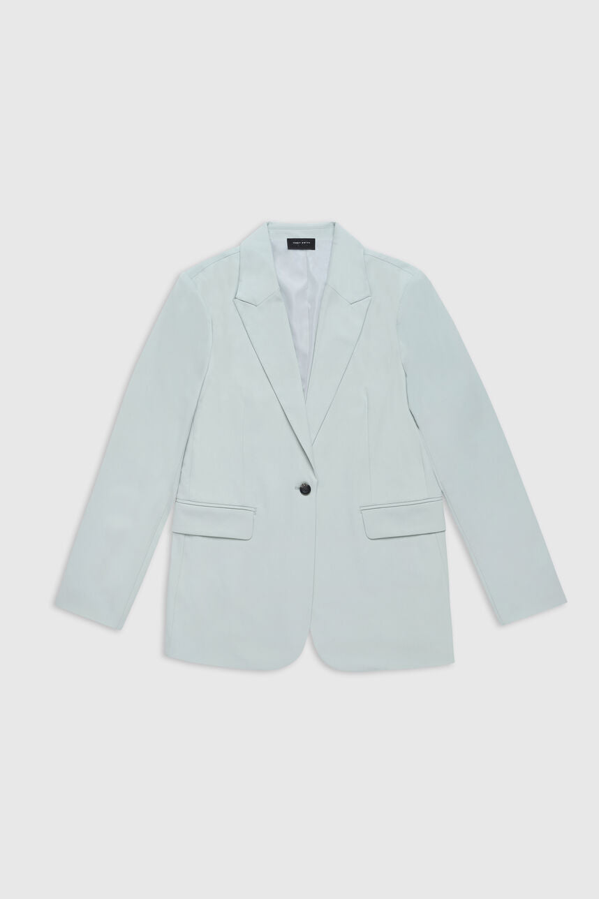 Veste 1 bouton doublée V-TINA STONE MINT