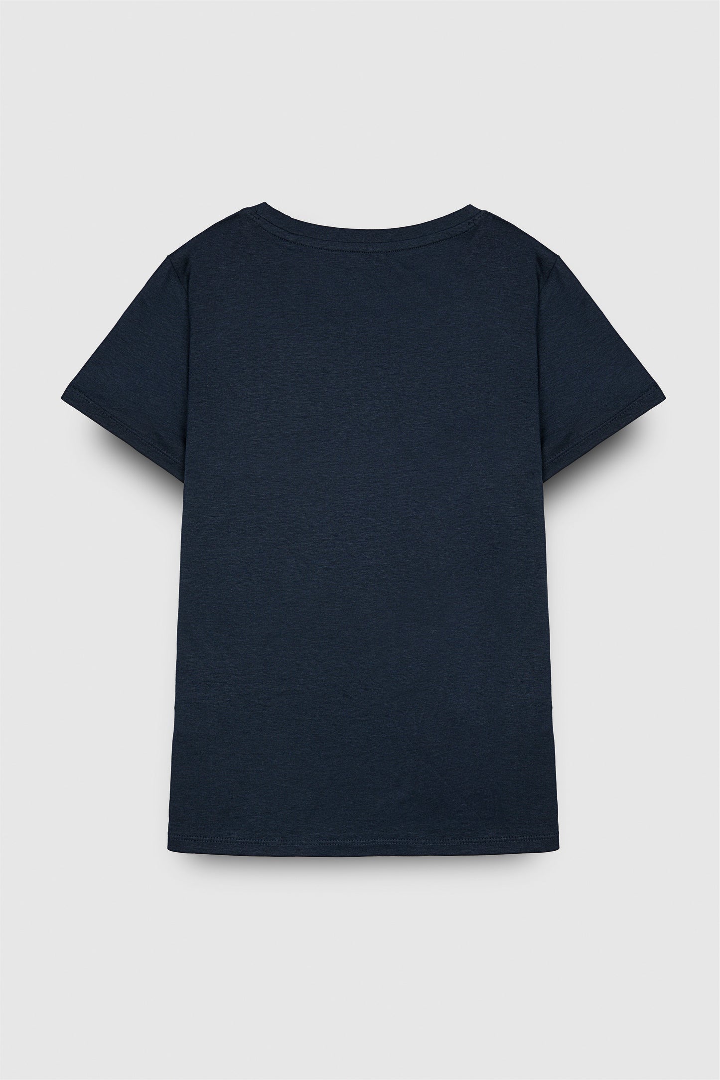 T-shirt col rond NEW TICIA MC JR TOTAL NAVY/PRINT 1