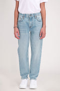 Jean coupe 5 poches DAD PANT JR FRIPP/INDIGO CLAIR