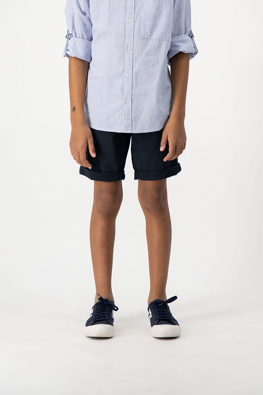 Achat Bermuda coupe chino SHORT CHINO JR US NAVY