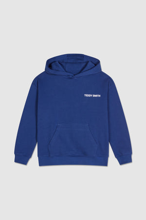 Sweat molleton avec capuche REQUIRED HOOD BLEU GALAXIE