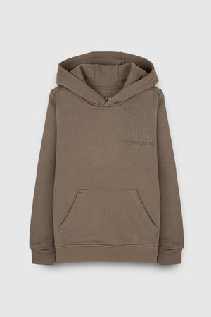 Sweat molleton avec capuche REQUIRED HOOD KAKI BELUGA