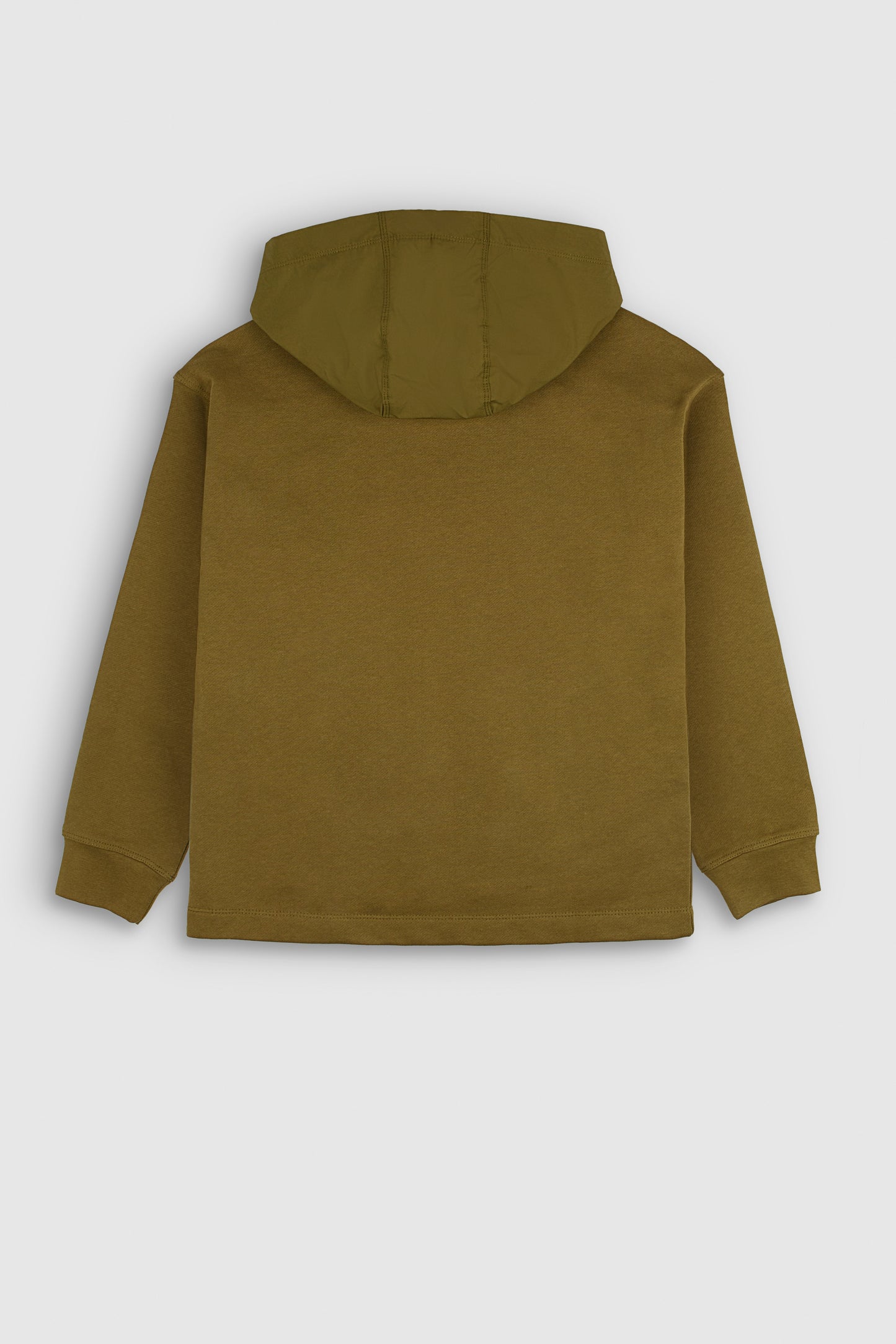 Sweat à capuche coupe large S-SULLY HOODY JR TROPICAL OLIVE