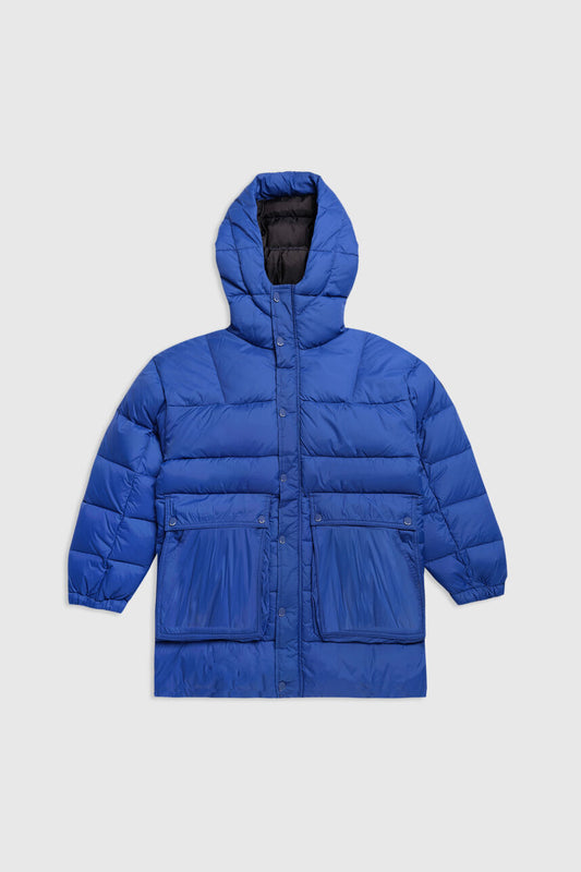 Achat Parka matelassée à capuche MAE JR BLEU GALAXIE