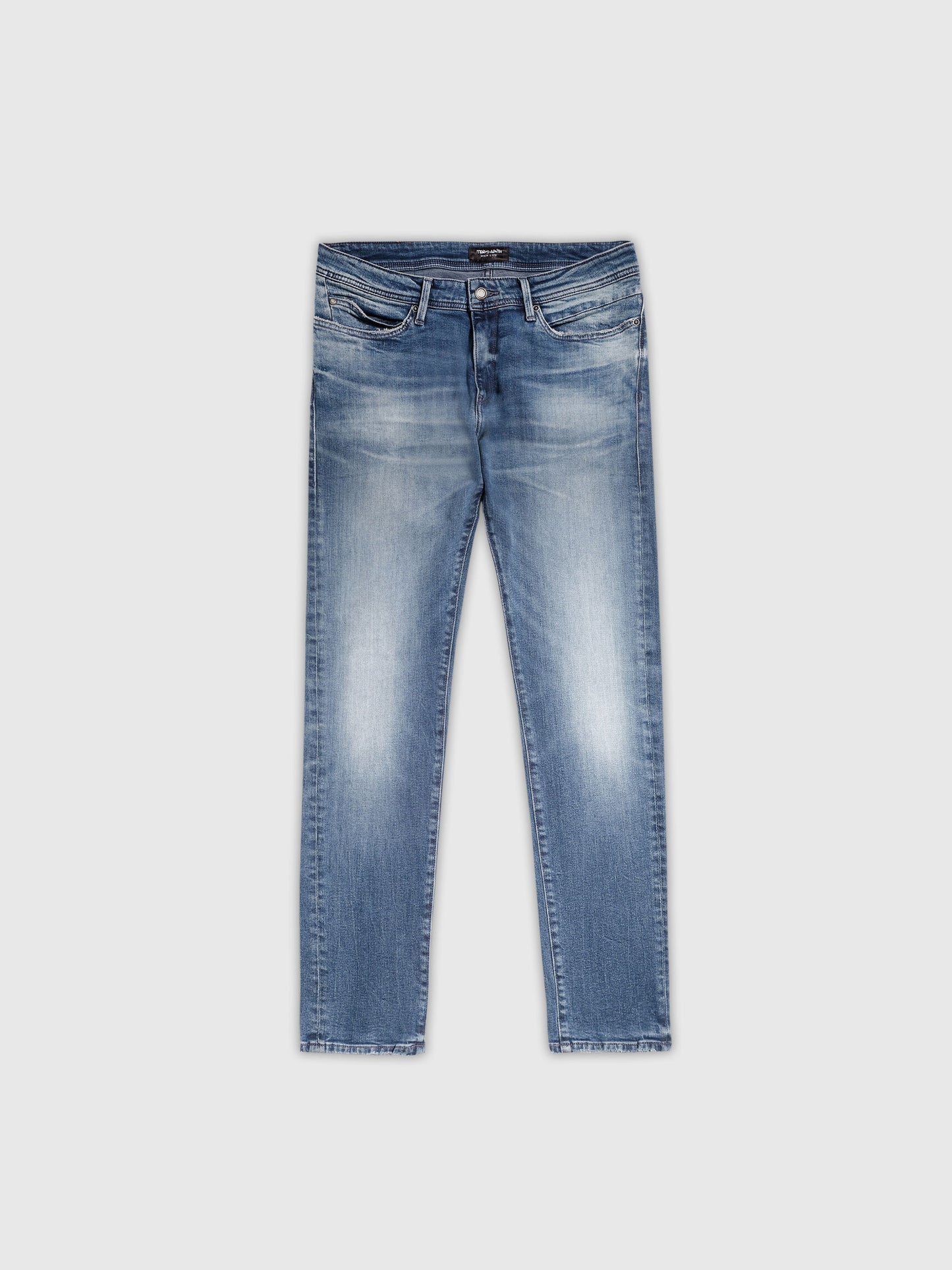 Jean denim coupe regular slim JIM SLIM OLD/ENCRE