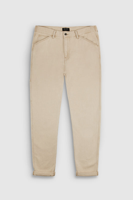 Achat Pantalon coupe tapered bas slim P-DENVER MASTIC