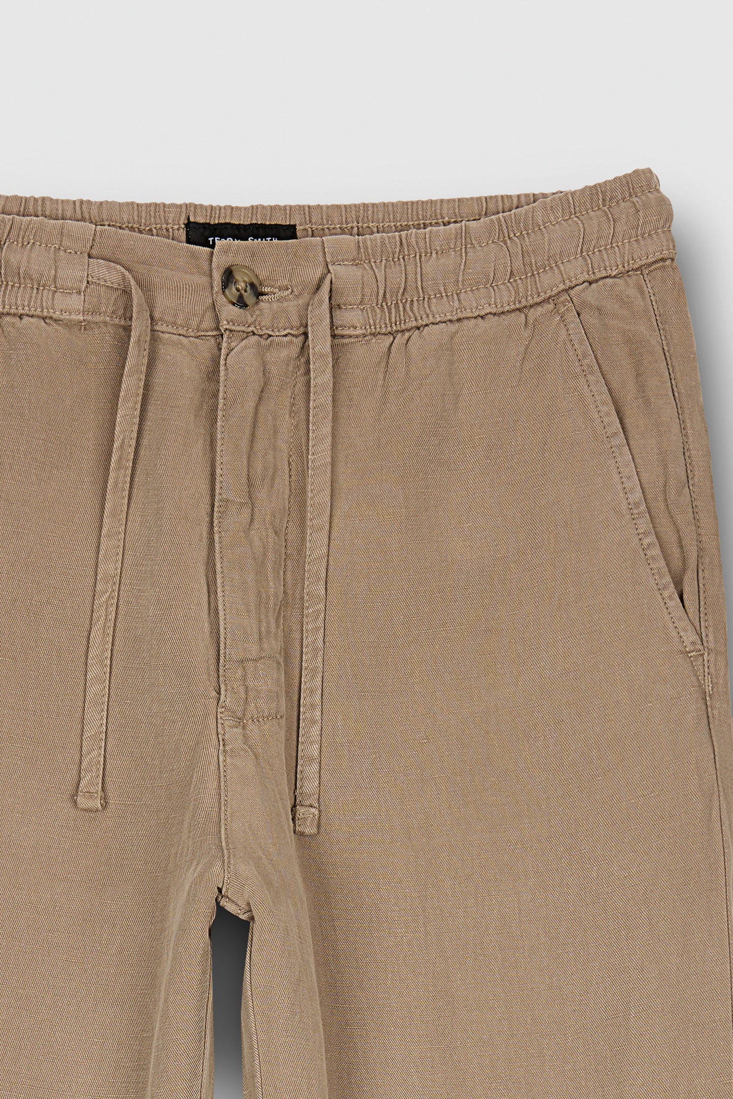 Pantalon taille élastiquée P-PACO WOLF BEIGE