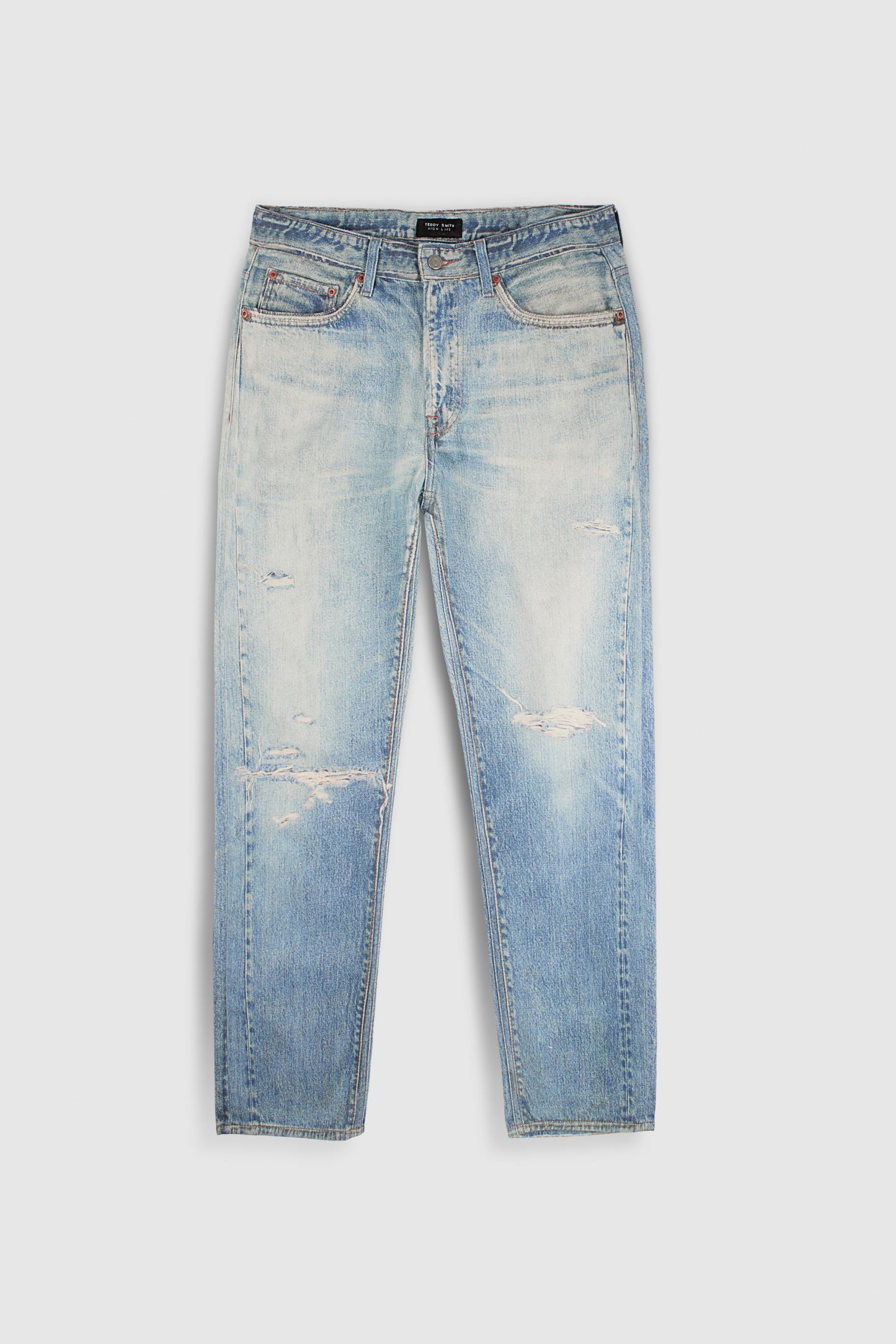 Jean denim coupe décontractée DAD PANT FRIPP/INDIGO CLAIR