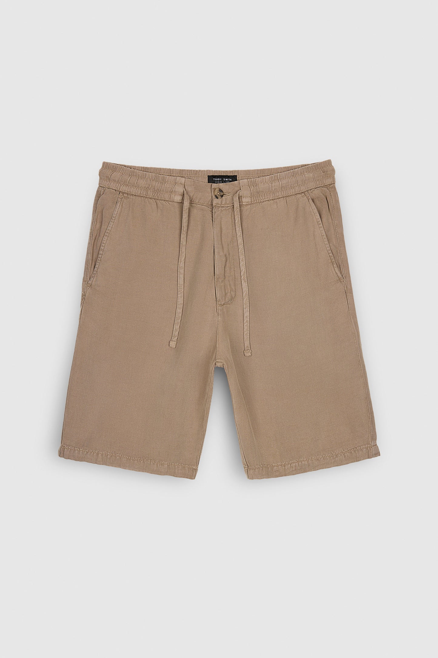 Bermuda taille élastiquée S-PACO WOLF BEIGE