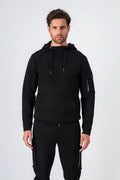 Sweat à capuche DRIVE HOODY CHARBON