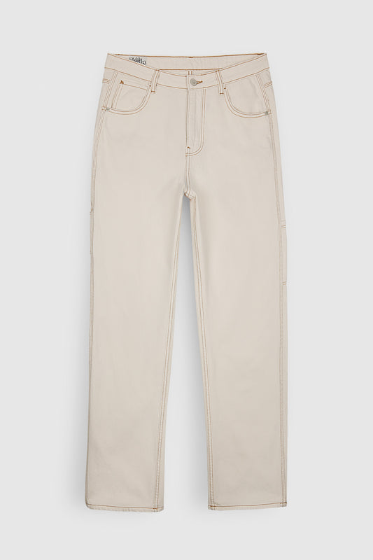 Achat Pantalon charpentier COLOR MIDDLE WHITE