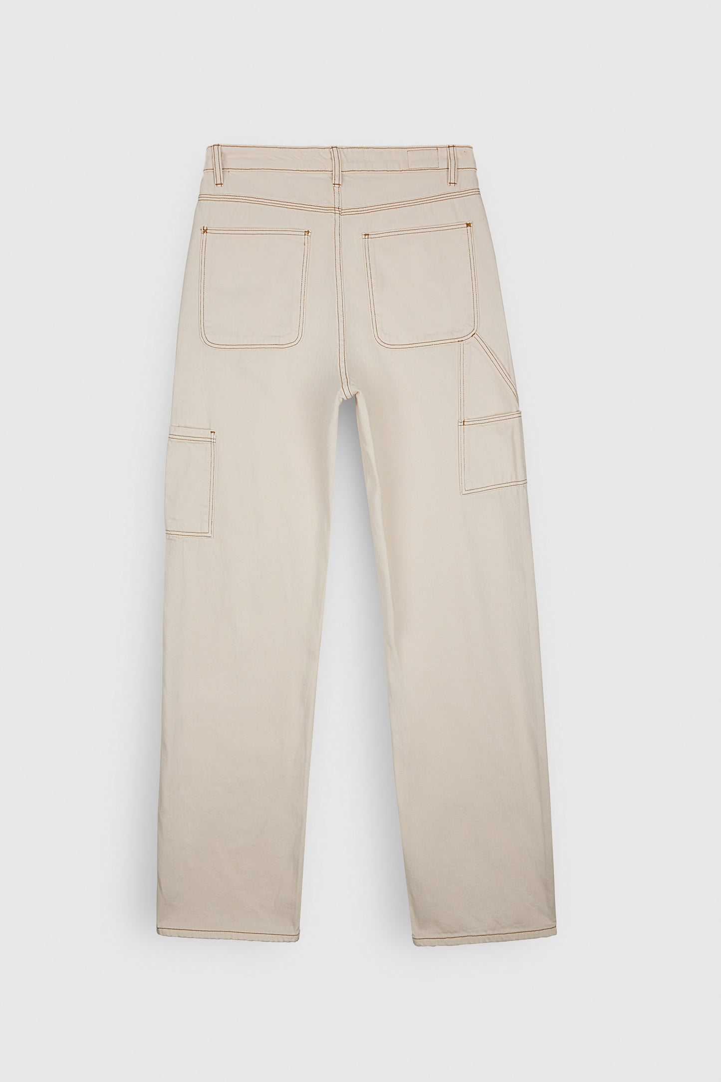 Pantalon charpentier COLOR MIDDLE WHITE