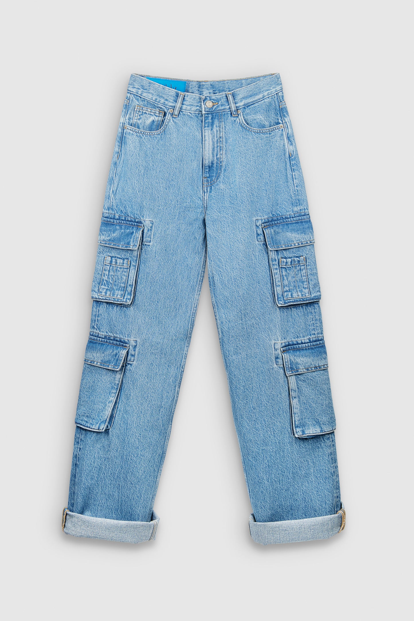 Jean coupe cargo 90'S CARGO FRIPP/INDIGO CLAIR