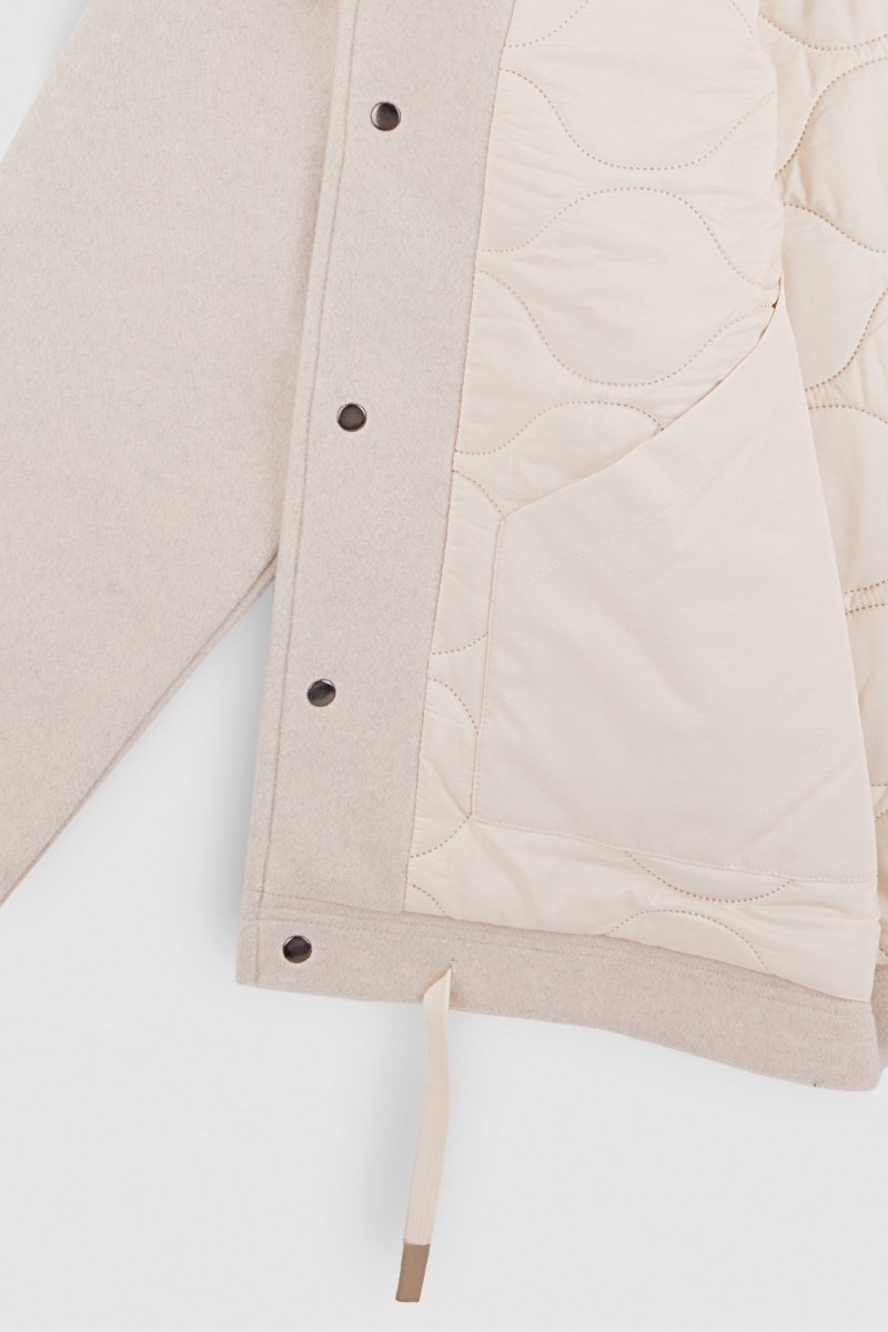 Blouson B - ZACKO WARM BLANC IVOIRE CHINE - S - Teddy Smith