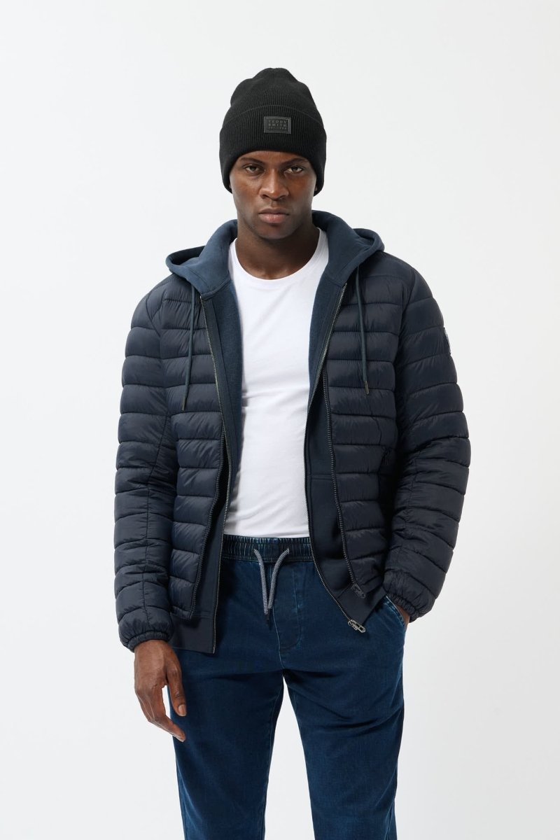 Blouson léger à col montant BLIGHT TOTAL NAVY - S - Teddy Smith