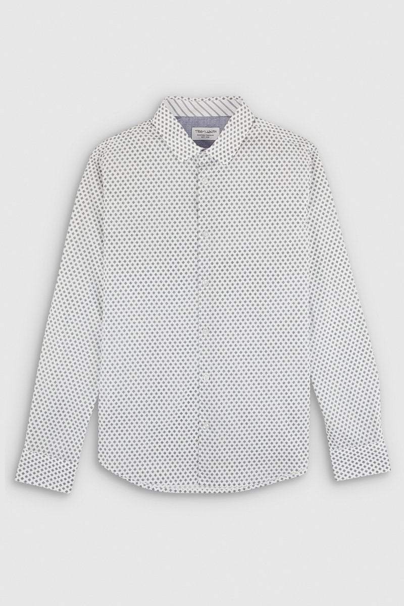 Chemise C - BARCLAY ML BLANC - S - Teddy Smith