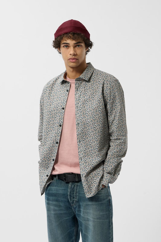 Achat Chemise C - BARCLAY ML VERT SCARABE - S - Teddy Smith