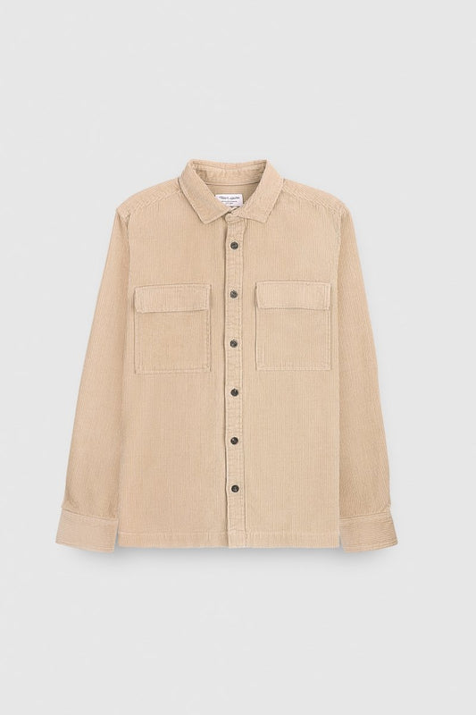 Achat Chemise C - TOREN ML BEIGE STONE - S - Teddy Smith